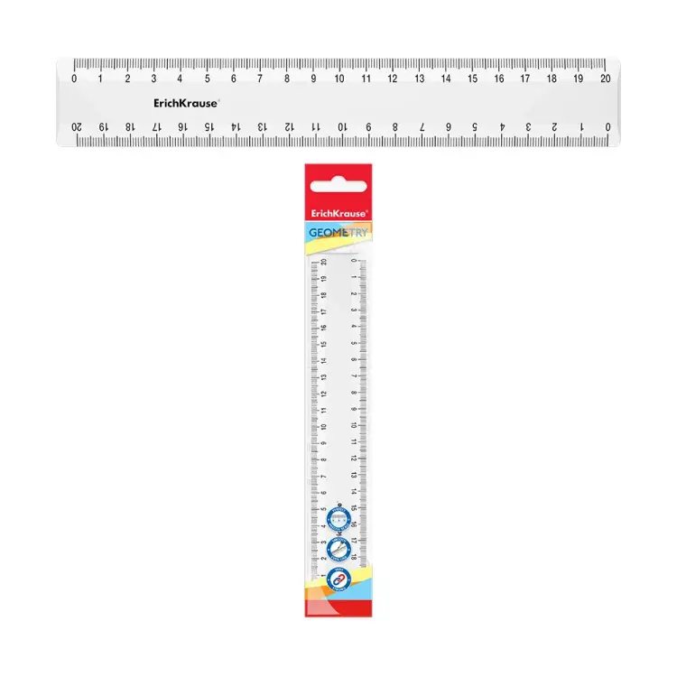 Пластиковая линейка ErichKrause Classic 53876