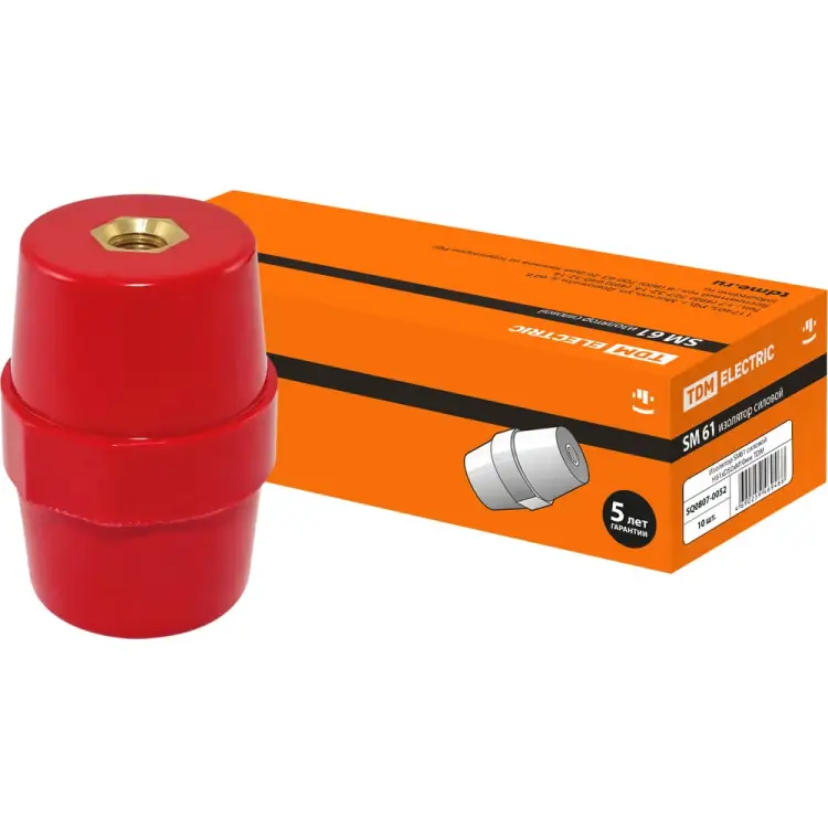 Изолятор TDM ELECTRIC SM61 силовой Н61хD50хМ10мм SQ0807-0052