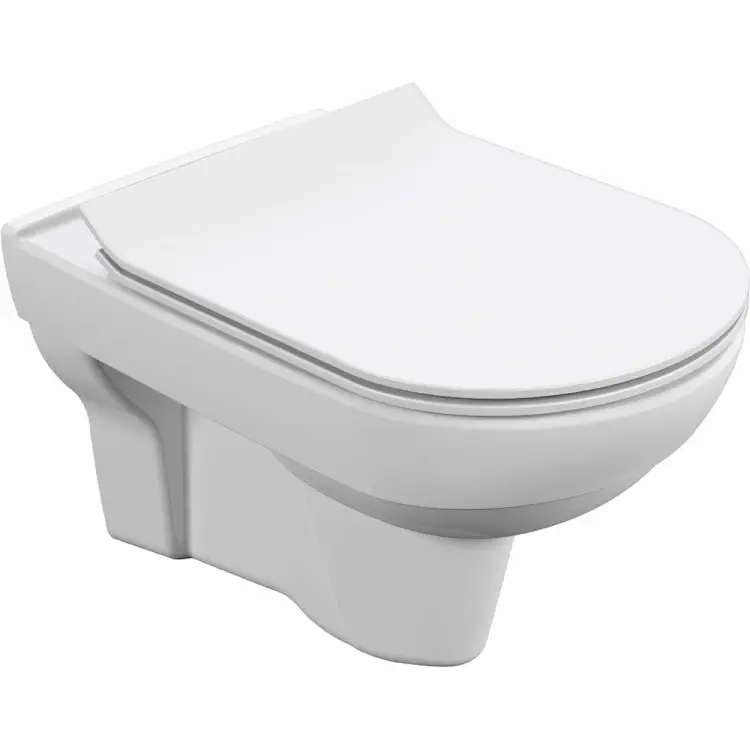 Подвесной безободковый унитаз Cersanit City MZ-CITY-COn-S-DL-w