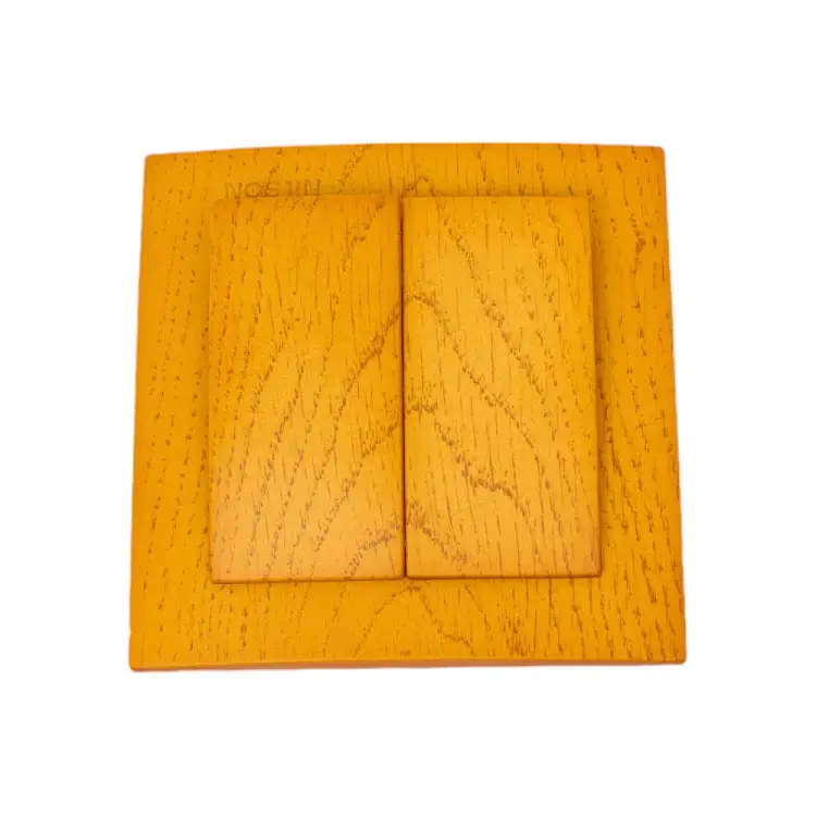 Двухклавишный выключатель Nilson TOURAN WOOD 24251003