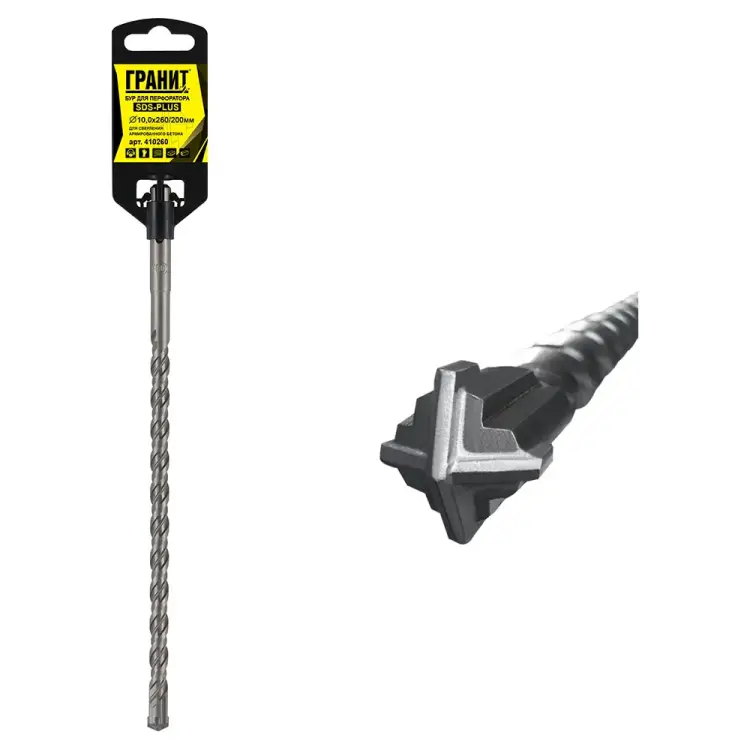 Бур sds-plus Гранит Quadro-X 410260
