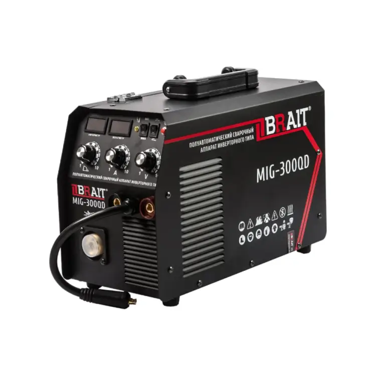 Сварочный инвертор-полуавтомат BRAIT MIG-300QD 18.01.015.043
