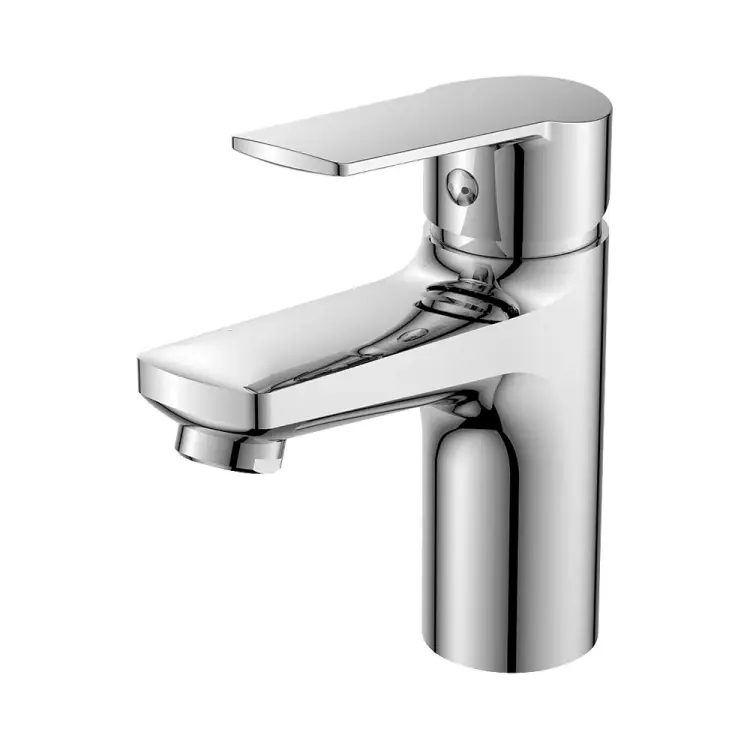 Монолитный одноручный смеситель для умывальника decoroom DR22011