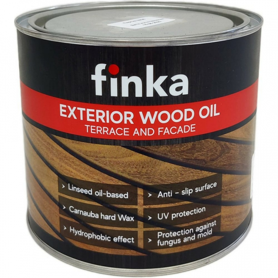 Масло для террас и фасадов Finka Exterior Wood Oil Walnut