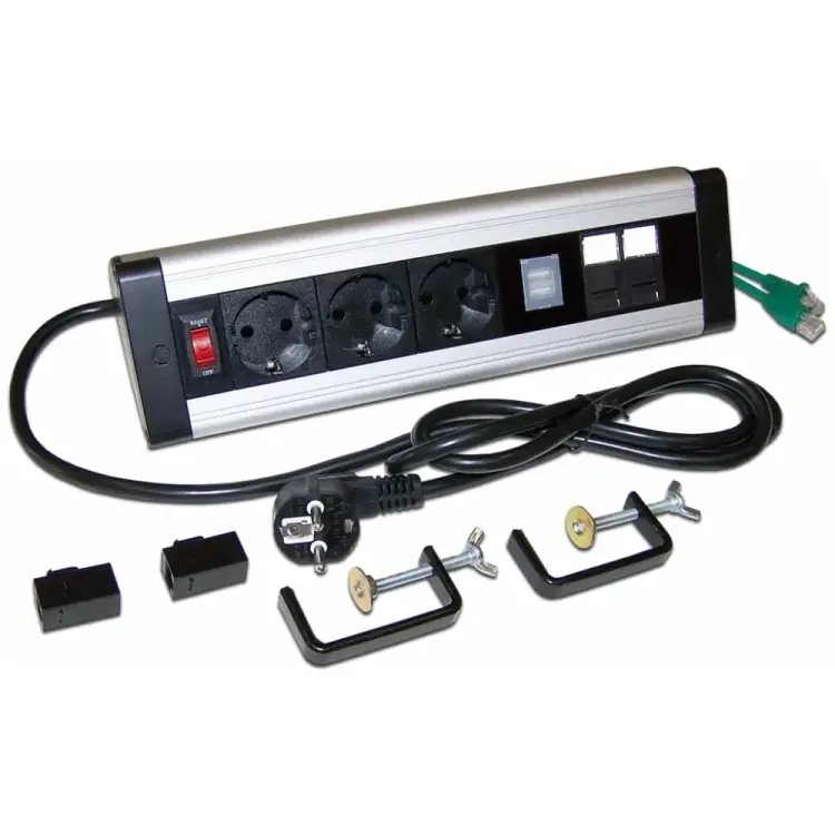 Блок розеток LANMASTER LAN-WA-DC/3Gи2UCи2C6