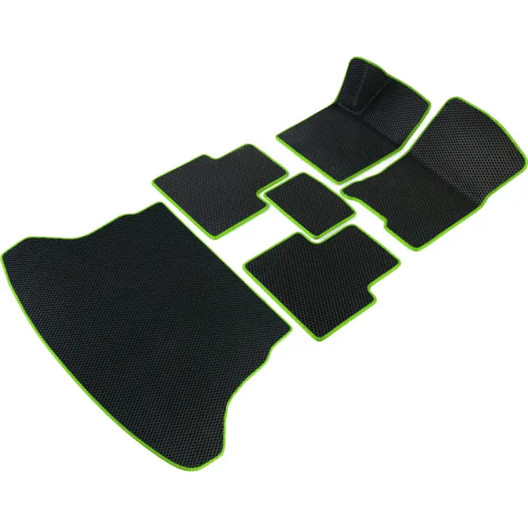 Коврики в салон и багажник для Lada Priora 2007 - 2018 (седан) (Лада Приора ВАЗ) Vicecar SBDL49005R-салатовый