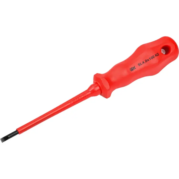 Диэлектрические отвертка IEK ARMA2L 3 A2L3-SC30-K2-SL-40-100 Диэлектрические отвертка IEK ARMA2L 3 A2L3-SC30-K2-SL-40-100