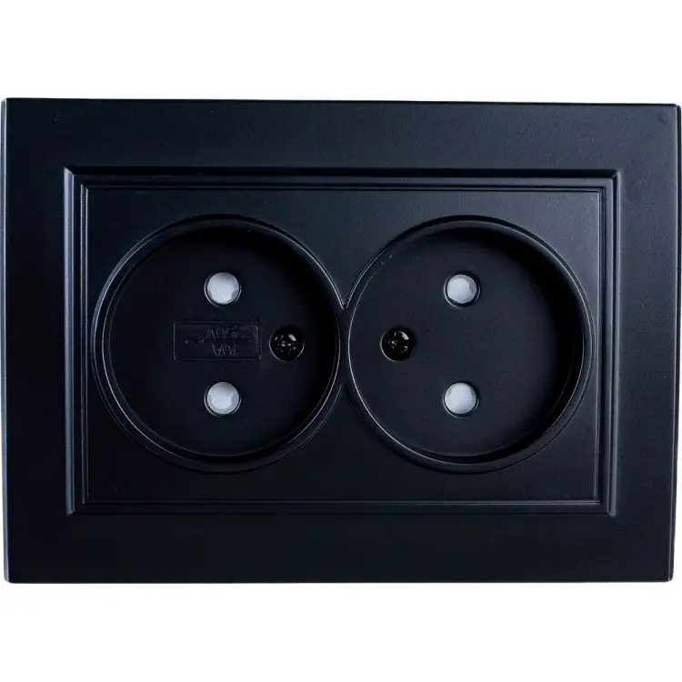 Двухместная розетка STEKKER PST10-9013-03 Эрна 39478