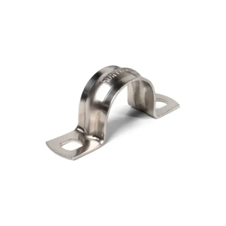 Металлическая двухлапковая скоба FORTISFLEX СМД INOX 80986