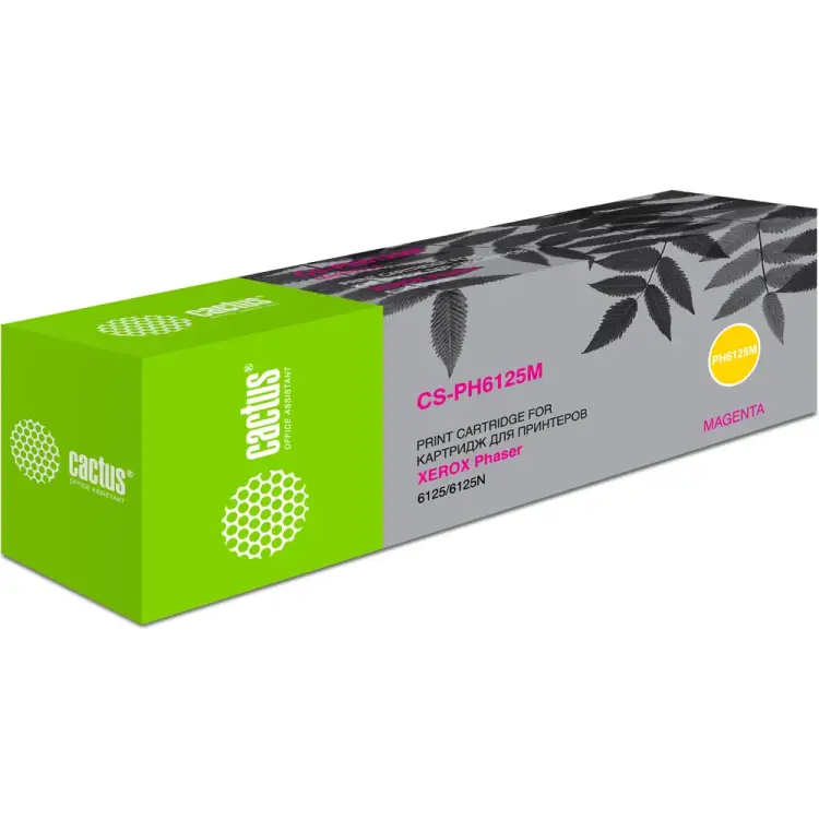Лазерный картридж для xerox phaser 6125 Cactus 106r01336 807443 Лазерный картридж для xerox phaser 6125 Cactus 106r01336 807443