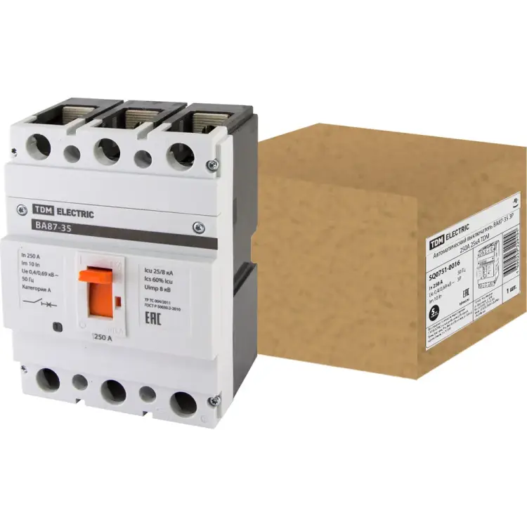 Автоматический выключатель TDM ELECTRIC ВА87-35 SQ0751-0016
