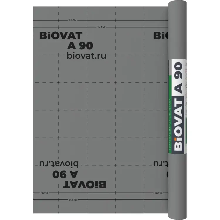 Ветрозащитная мембрана для стен BIOVAT A 90 Ветрозащитная мембрана для стен BIOVAT A 90