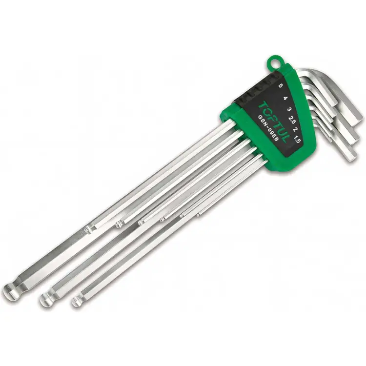 Набор Г-образных шестигранников TOPTUL GSN-09EB