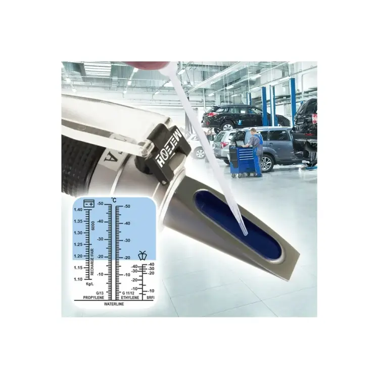 Рефрактометр для автомобилистов антифриз, электролит, незамерзайка МЕГЕОН 72011 к0000018697