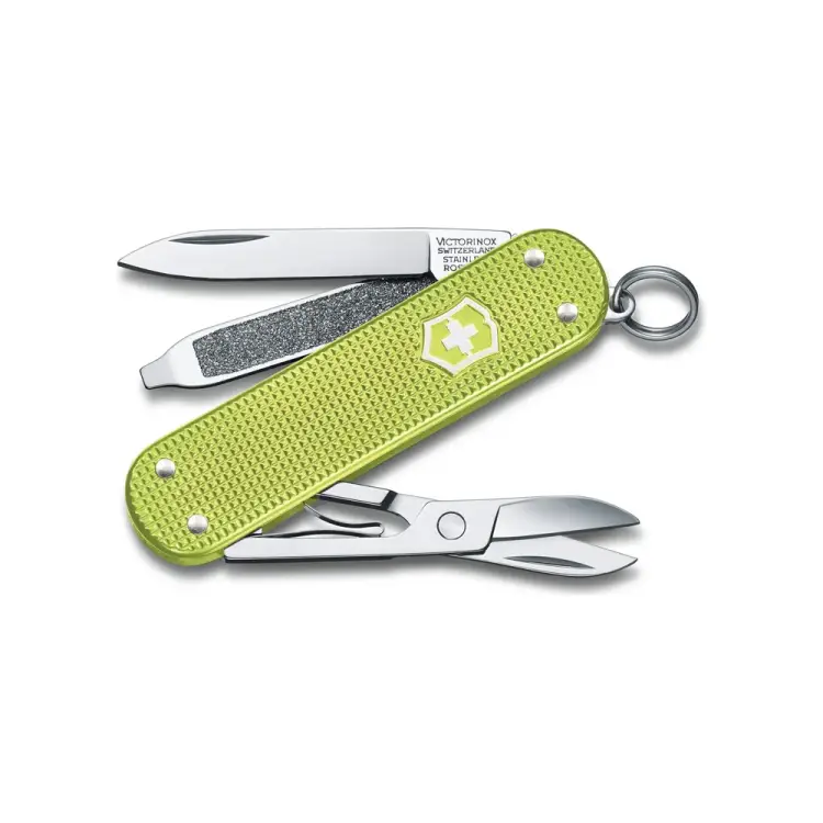 Нож-брелок Victorinox Classic SD Alox Colors Lime Twist 0.6221.241G Нож-брелок Victorinox Classic SD Alox Colors Lime Twist 0.6221.241G
