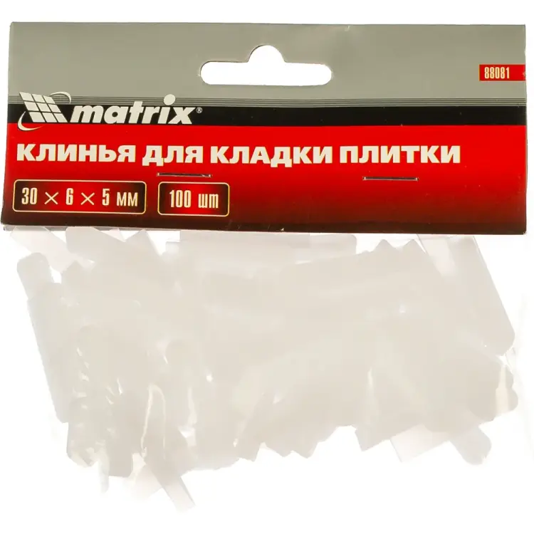 Клинья для укладки плитки MATRIX 88081