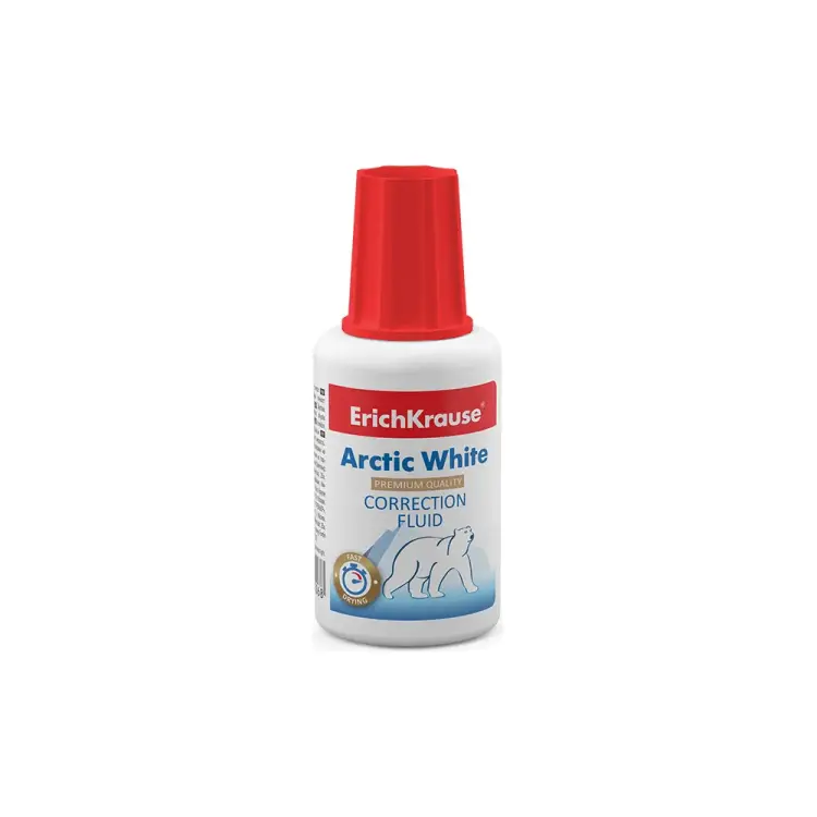 Корректирующая жидкость ErichKrause Arctic white 6