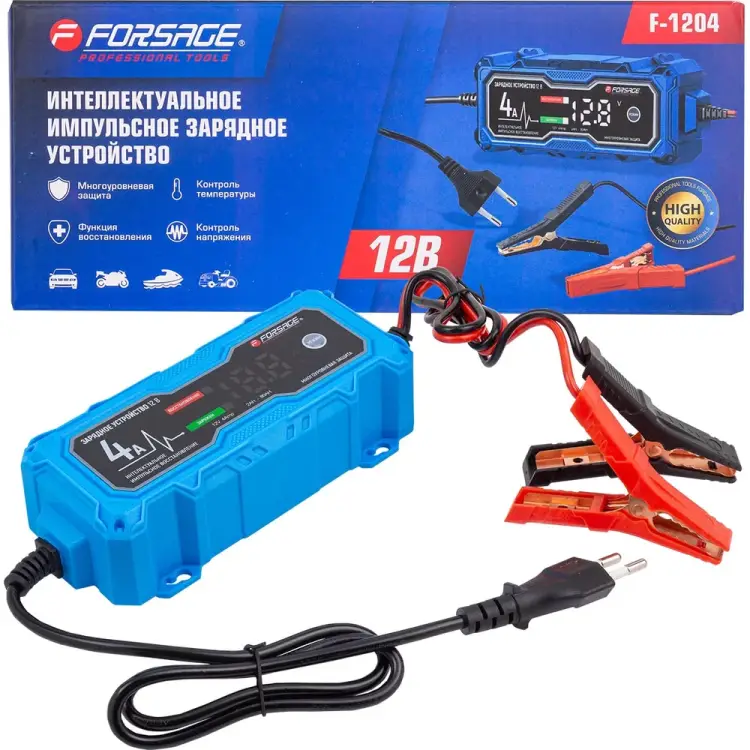 Импульсное устройство зарядное для АКБ Forsage F-1204(60929) Импульсное устройство зарядное для АКБ Forsage F-1204(60929)