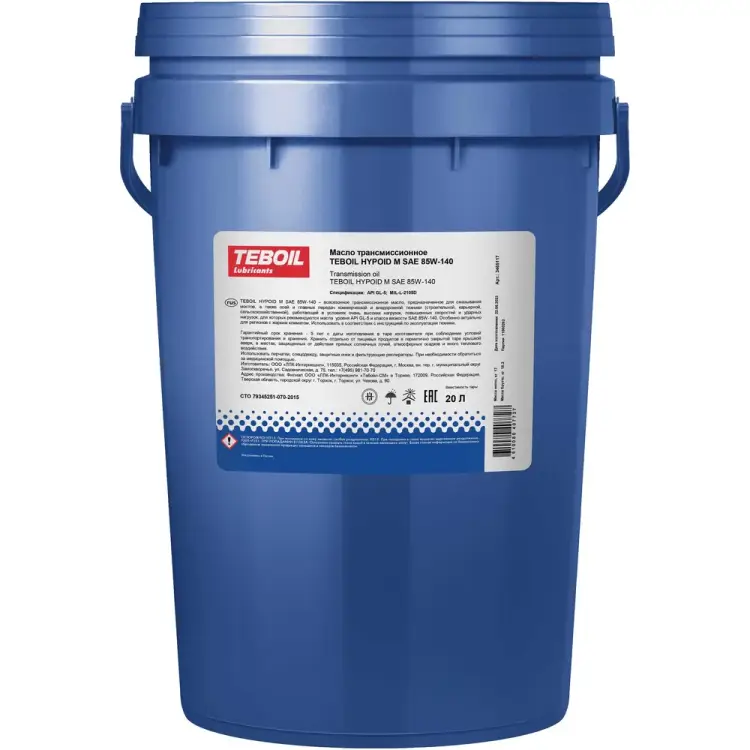Трансмисионное масло TEBOIL Hypoid M 85W-140 TZK 3465117