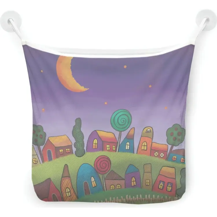 Настенная сетка-органайзер для ванной для игрушек JOYARTY Милый городок tgb_385276