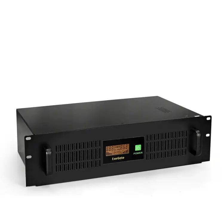 Источник бесперебойного питания ExeGate ServerRM. UNL-1500.LCD.AVR.EURO.RJ.USB.3U. 270874
