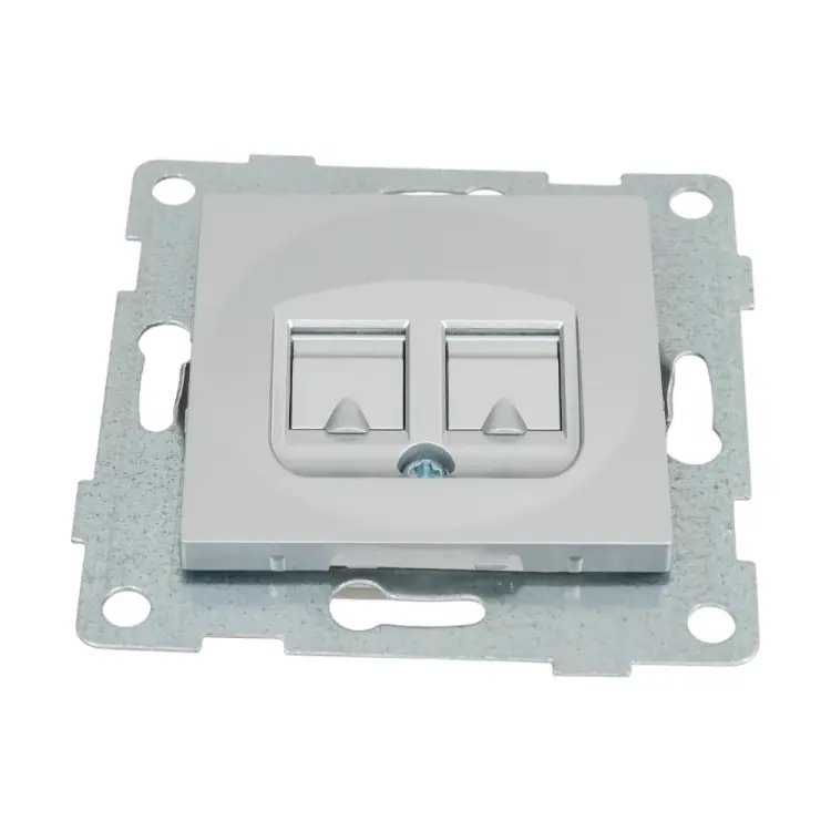 Двойной механизм компьютерной розетки GUSI Electric Ugra С11К2-004