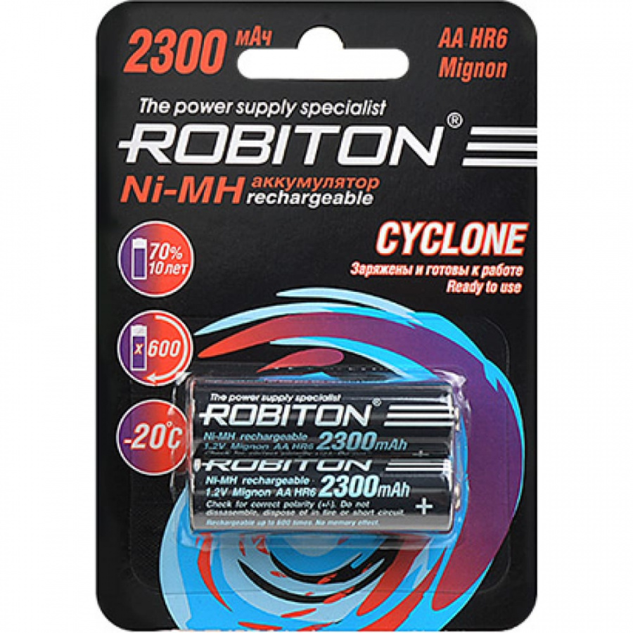 Аккумулятор Robiton CYCLONE RTU2300MHAA