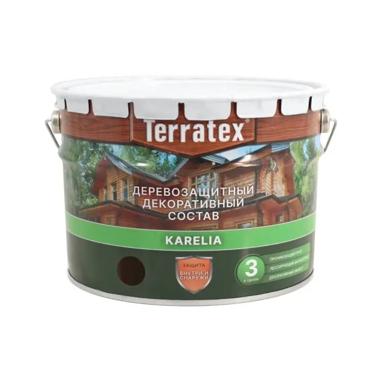 Декоративный деревозащитный состав ТЕРРАТЕКС ЭК000137010