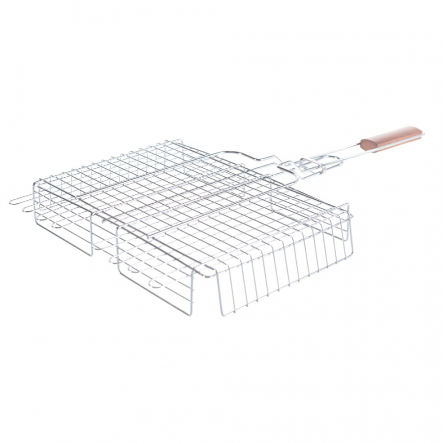 Глубокая хромированная решетка для барбекю Ecos 22002D
