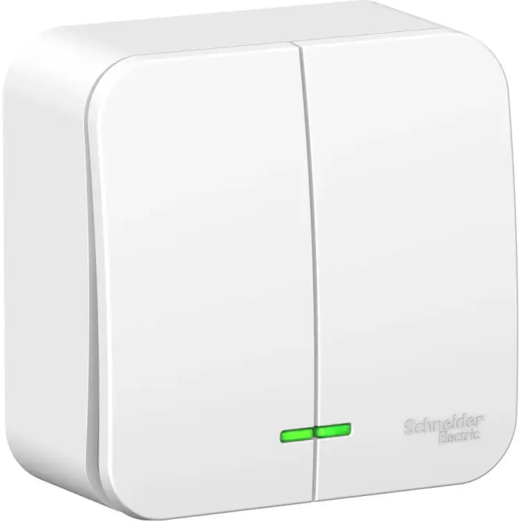 Двухклавишный выключатель Systeme Electric BLANCA BLNVA065111