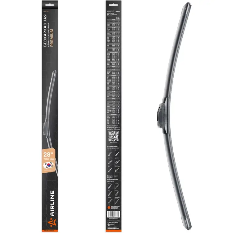 Бескаркасная щетка стеклоочистителя Airline PREMIUM AWBP013