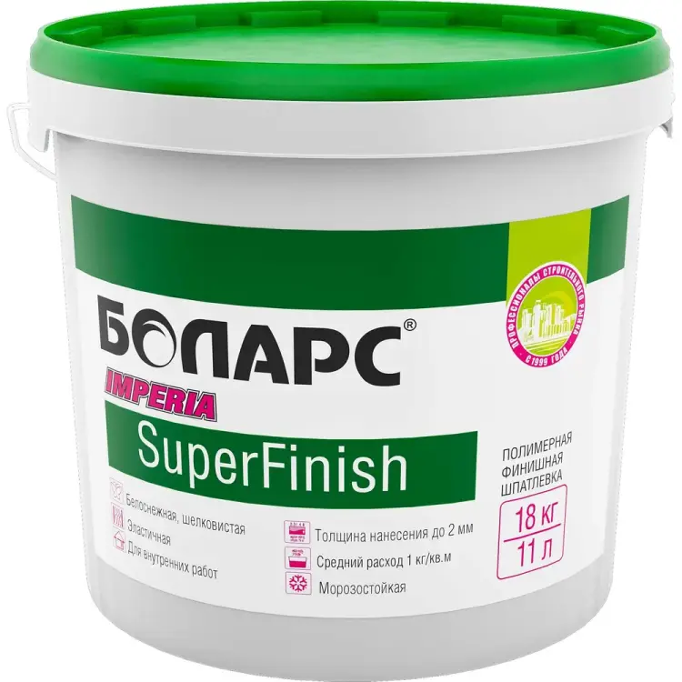 Готовая шпатлевка БОЛАРС IMPERIA SUPER FINISH 00000037843 Готовая шпатлевка БОЛАРС IMPERIA SUPER FINISH 00000037843