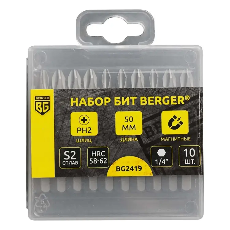 Набор магнитных бит Berger BG BG2419