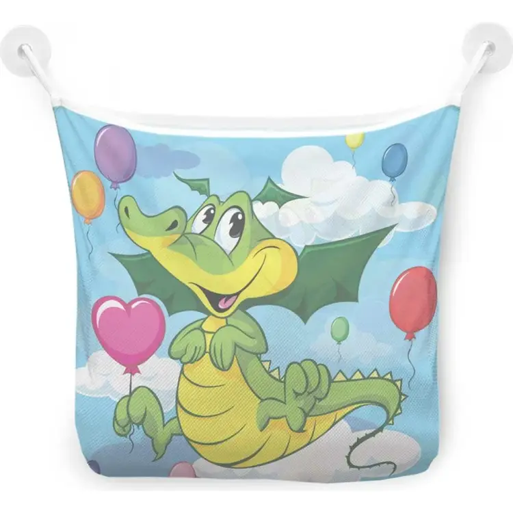 Настенная сетка-органайзер для ванной для игрушек JOYARTY Праздник дракончика tgb_32276