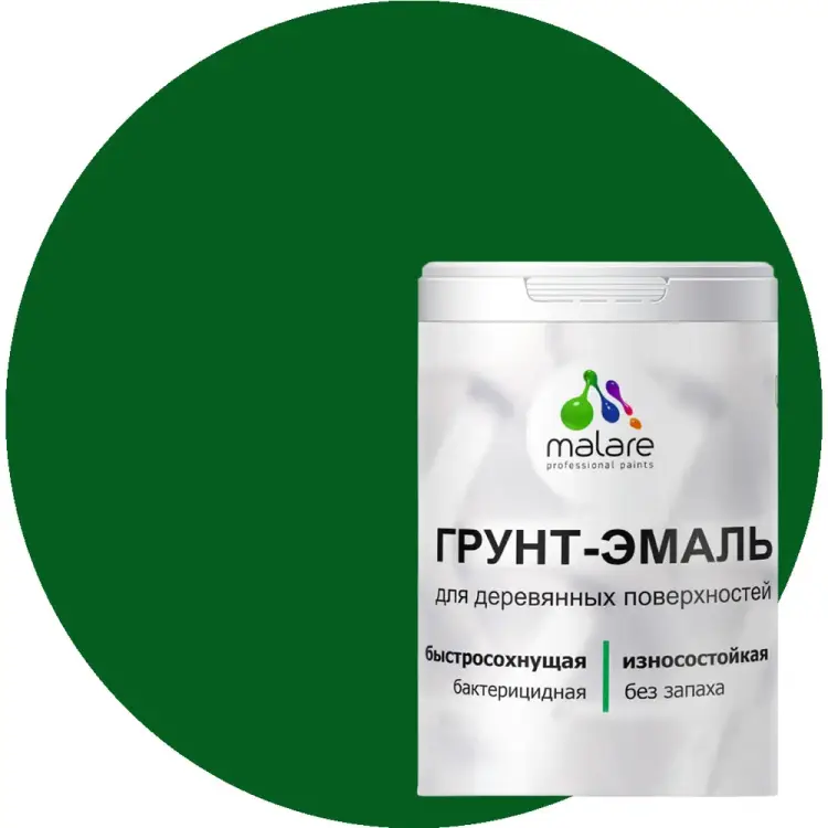 Матовая грунт-эмаль для деревянных поверхностей MALARE 2036752169809 Матовая грунт-эмаль для деревянных поверхностей MALARE 2036752169809