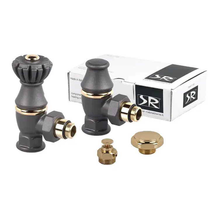 Угловой комплект для радиатора SR Rubinetterie Liberty 0320-2000V00P