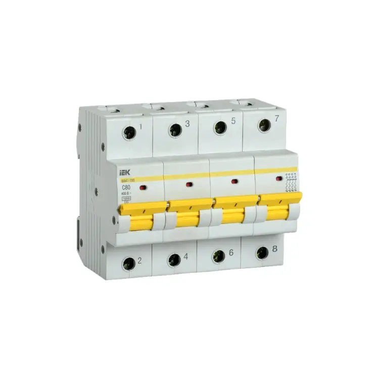 Автоматический выключатель IEK ВА47-150 MVA50-4-080-C
