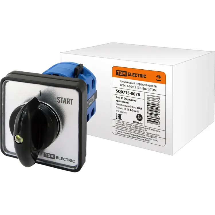 Переключатель TDM ELECTRIC КПУ11-10/15 SQ0715-0078
