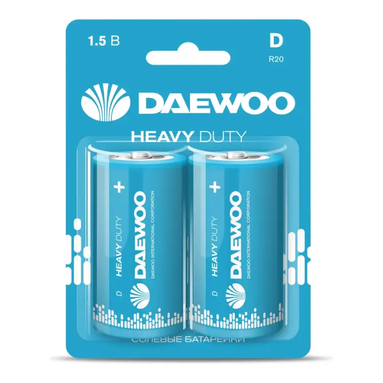 Солевая батарейка DAEWOO Heavy Duty 2021 5029484