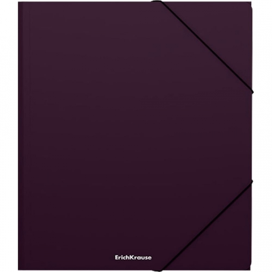 Пластиковая папка для тетрадей ErichKrause Matt Blackberry Marsala