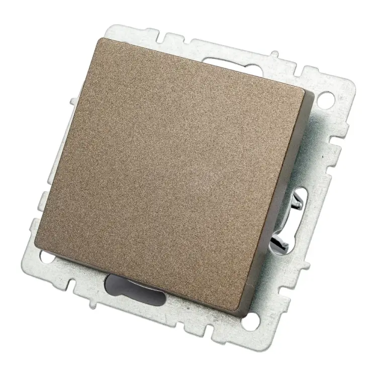 Одноклавишный выключатель IEK Brite вс10-1-0-бртб BR-V10-0-10-K45