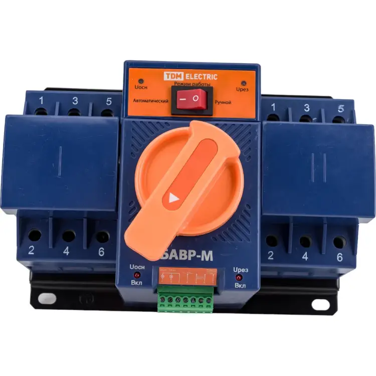 Блок автоматического ввода резерва TDM ELECTRIC БАВР-М 3П 40А SQ0743-0043