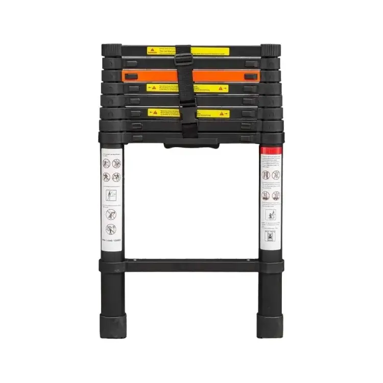 Телескопическая алюминиевая бытовая лестница Rockforce RF-UP260