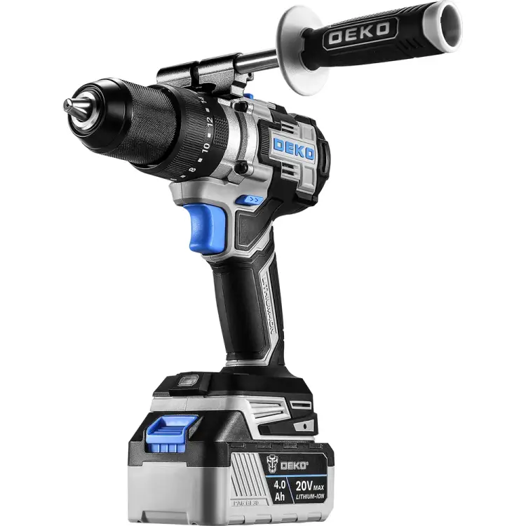 Аккумуляторная ударная бесщеточная дрель шуруповерт DEKO DKCID20 PRO 063-4437 Аккумуляторная ударная бесщеточная дрель шуруповерт DEKO DKCID20 PRO 063-4437