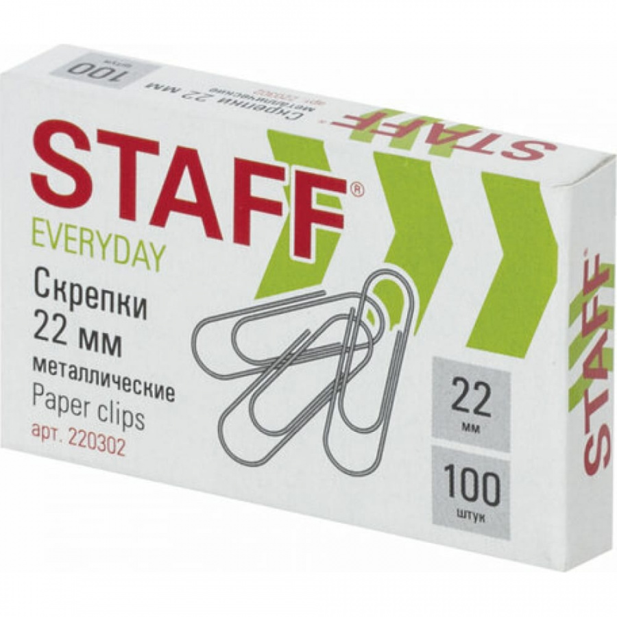 Металлические скрепки Staff EVERYDAY