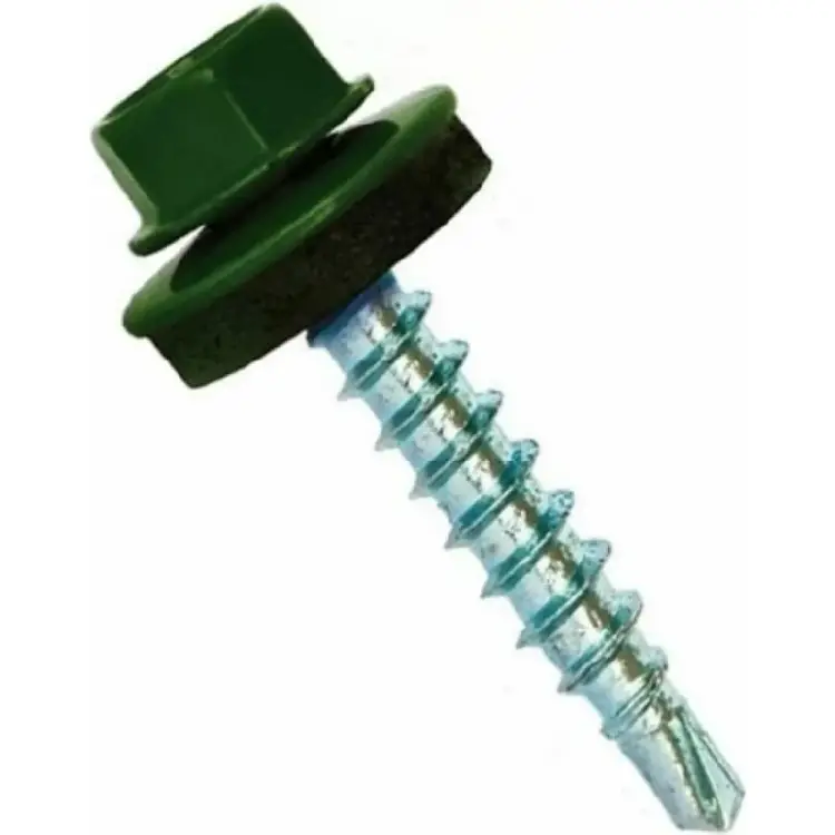Кровельный оцинкованный саморез STARFIX 4,8x19 мм, RAL 6002, 250 шт. SMC2-74464-250