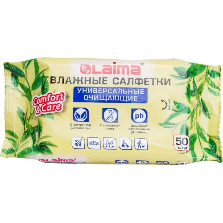 Универсальные влажные салфетки LAIMA 128077