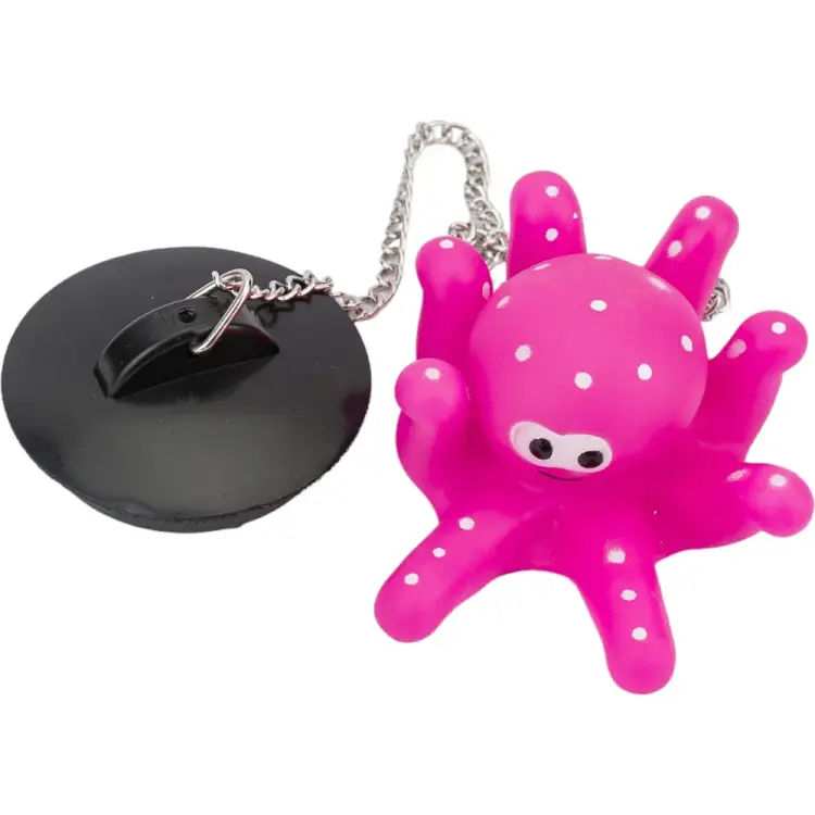 Декоративная пробка для ванной Рыжий кот Осьминог 007115