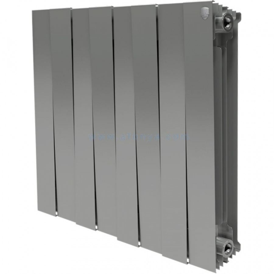 Радиатор Royal Thermo PIANOFORTE 500/Silver Satin 10 секций
