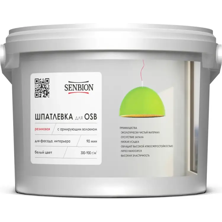 Резиновая шпатлевка для OSB SENBION S-Шп-15226/7 Резиновая шпатлевка для OSB SENBION S-Шп-15226/7